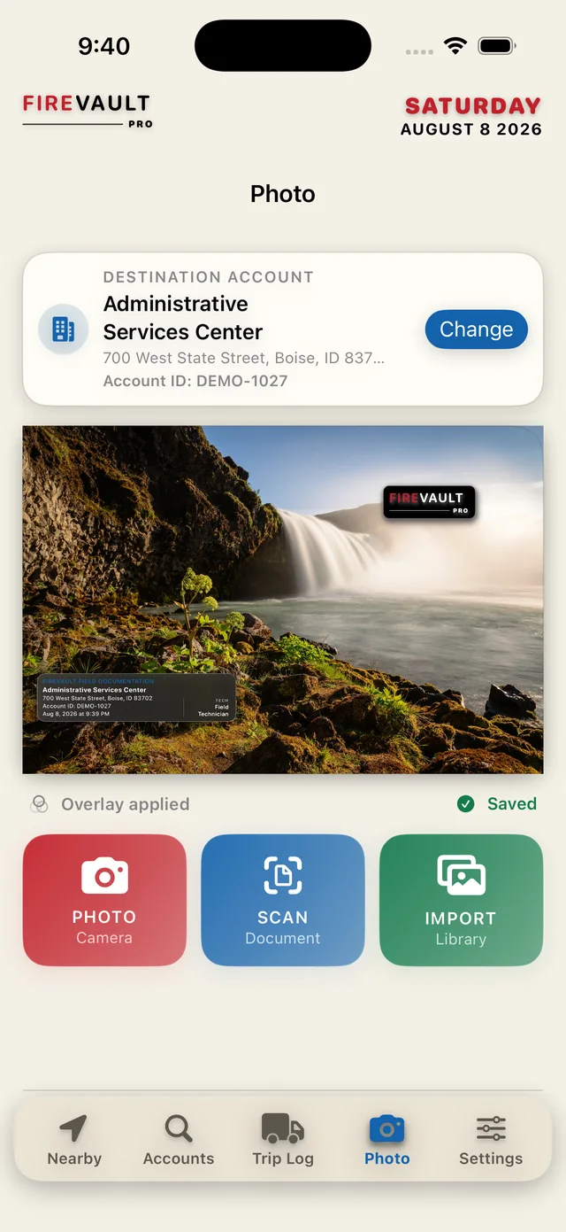 FireVault Pro Photo and Scan Tools